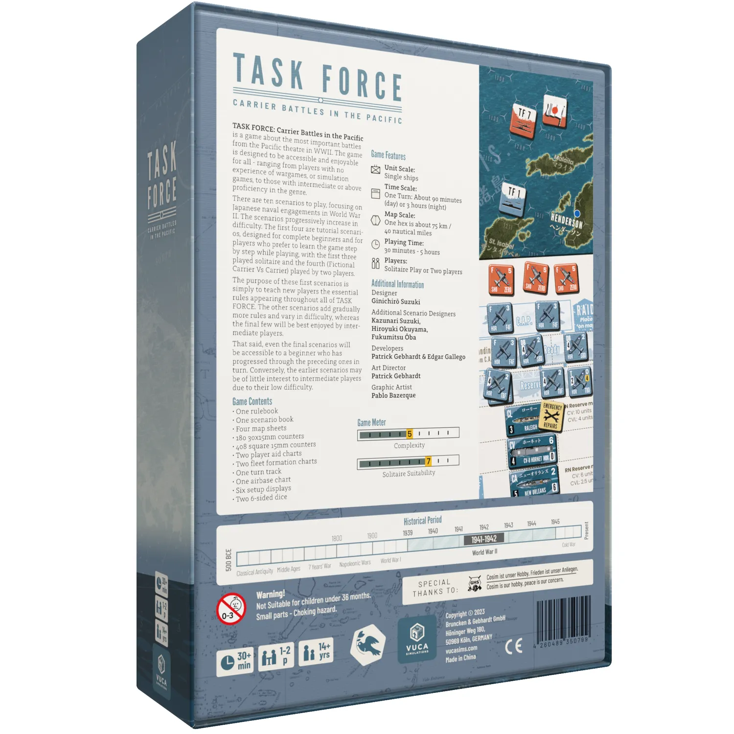 VUCA Simulations Task Force Pacific wargame navale portaerei