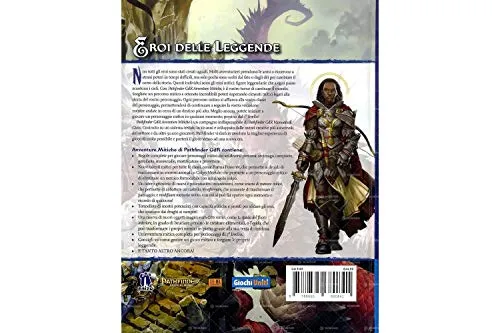 Giochi Uniti Pathfinder Avventure Mitiche manuale gioco di ruolo