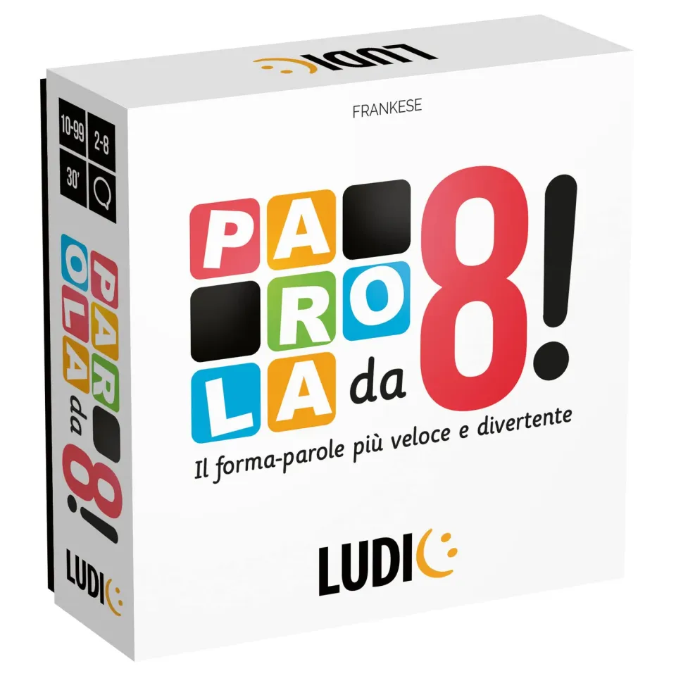 Ludic Parola da 8 IT55416 gioco vecchia versione 2-4 giocatori