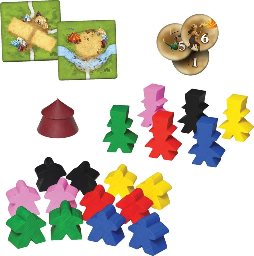 Giochi Uniti Carcassonne Revival Circo e Artisti 10 espansione italiana