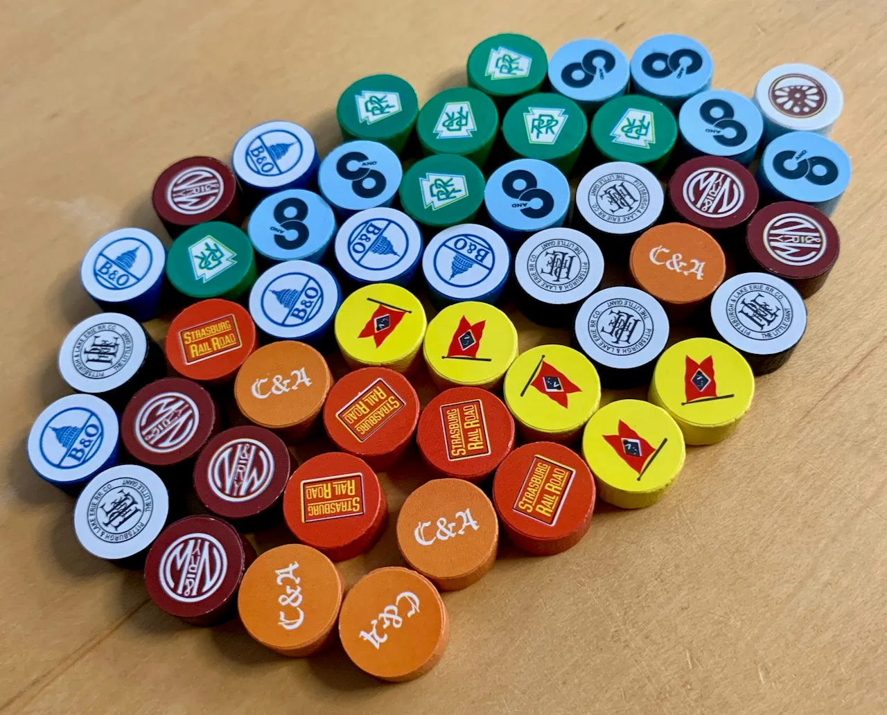 All-Aboard Games 18Chesapeake gioco da tavolo edizione Kickstarter