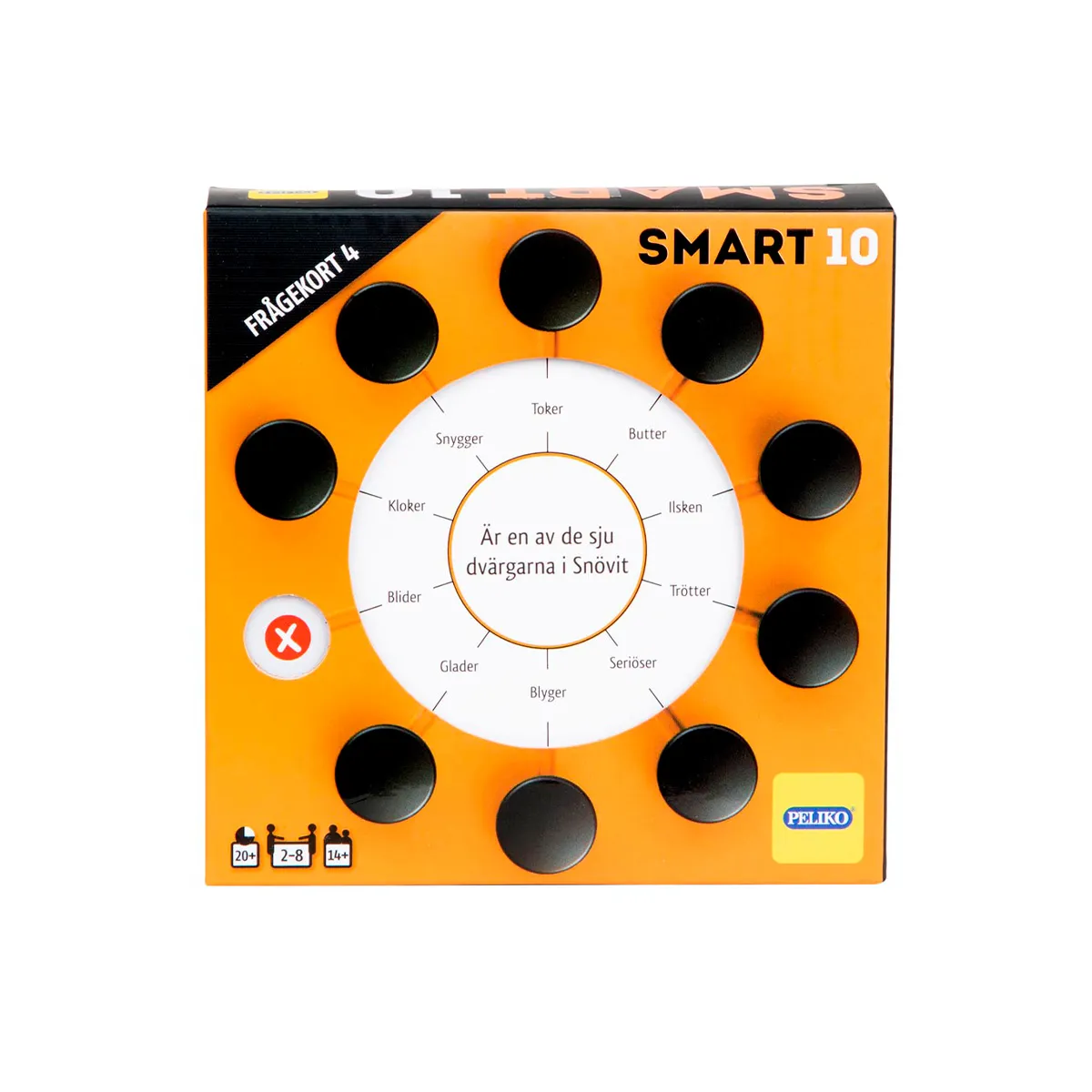 Peliko Smart10 Frågekort 4 quiz svedese 100 carte
