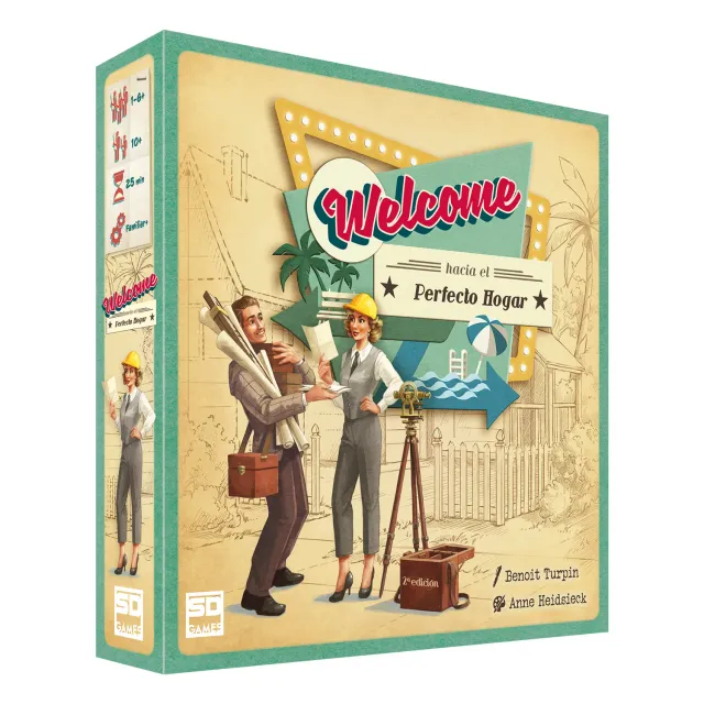 SD Games Welcome Seconda Edizione gioco flip and write