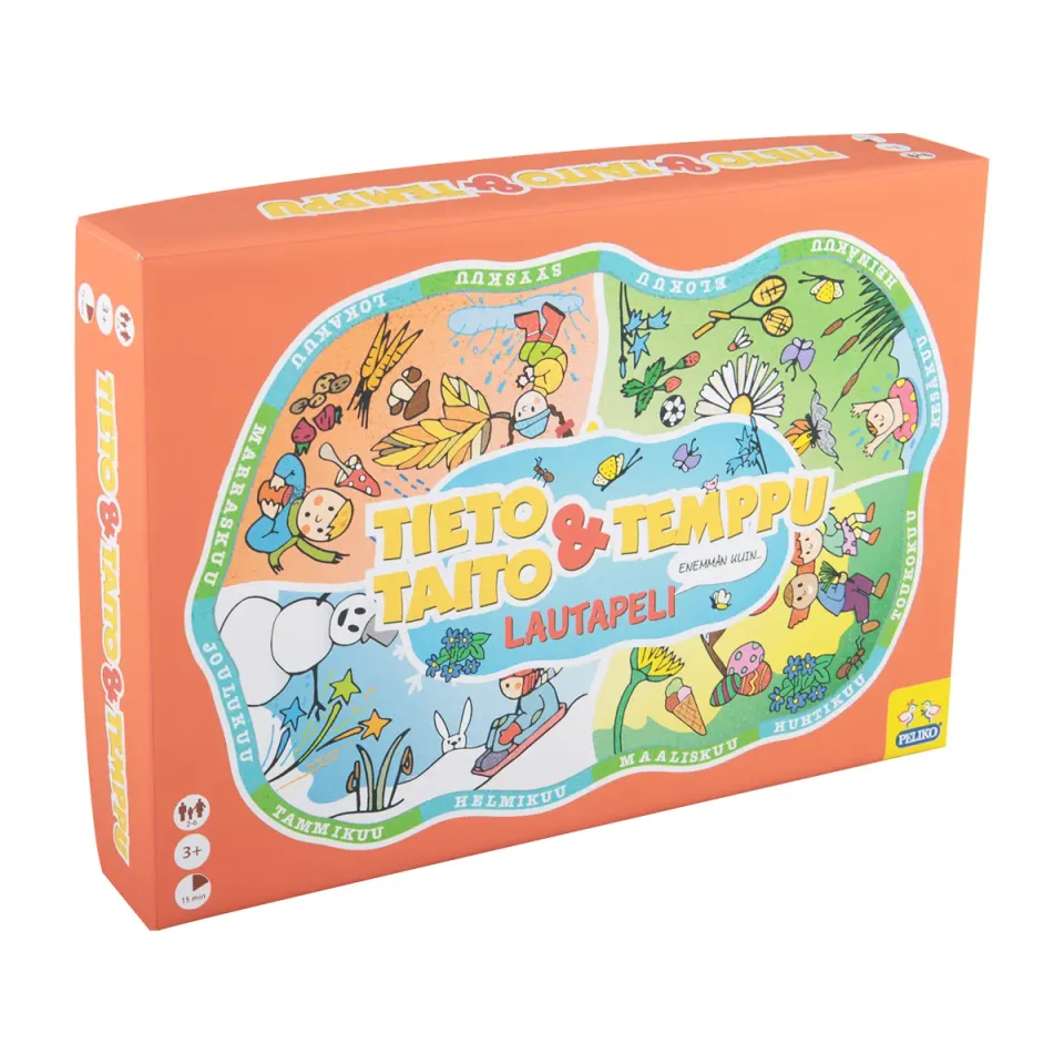 Peliko Tieto Taito Temppu gioco bambini didattico