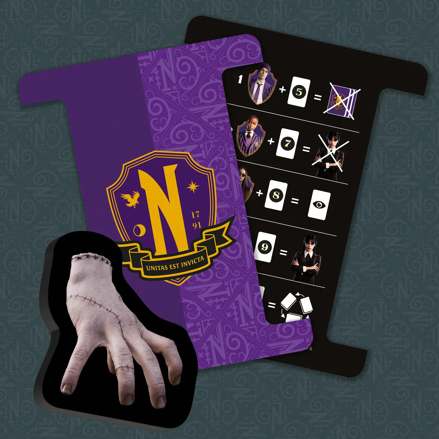 SD Games Mercoledì Creature ed Esclusi gioco di carte oscuro
