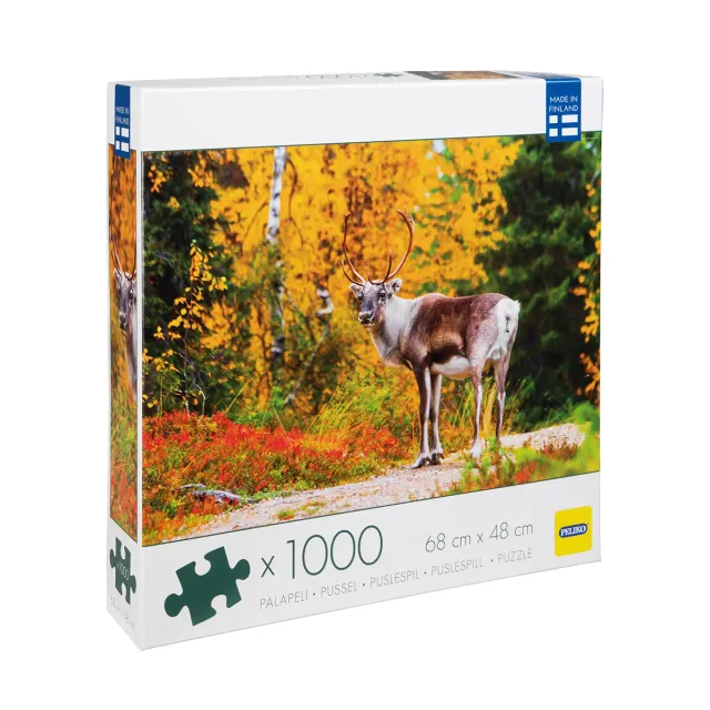 Peliko Poro puzzle 1000 pezzi renna autunnale 68x48 cm