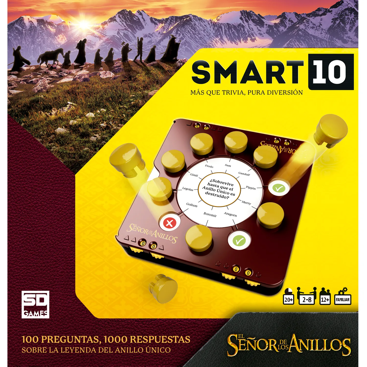 SD Games Smart 10 Signore Anelli quiz 100 domande
