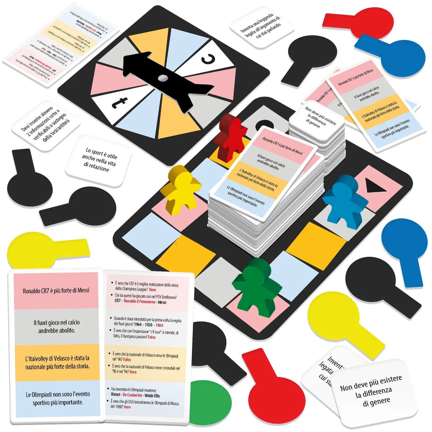 Ludic Senza Giacca Sport e Dialettica gioco di società 4-8