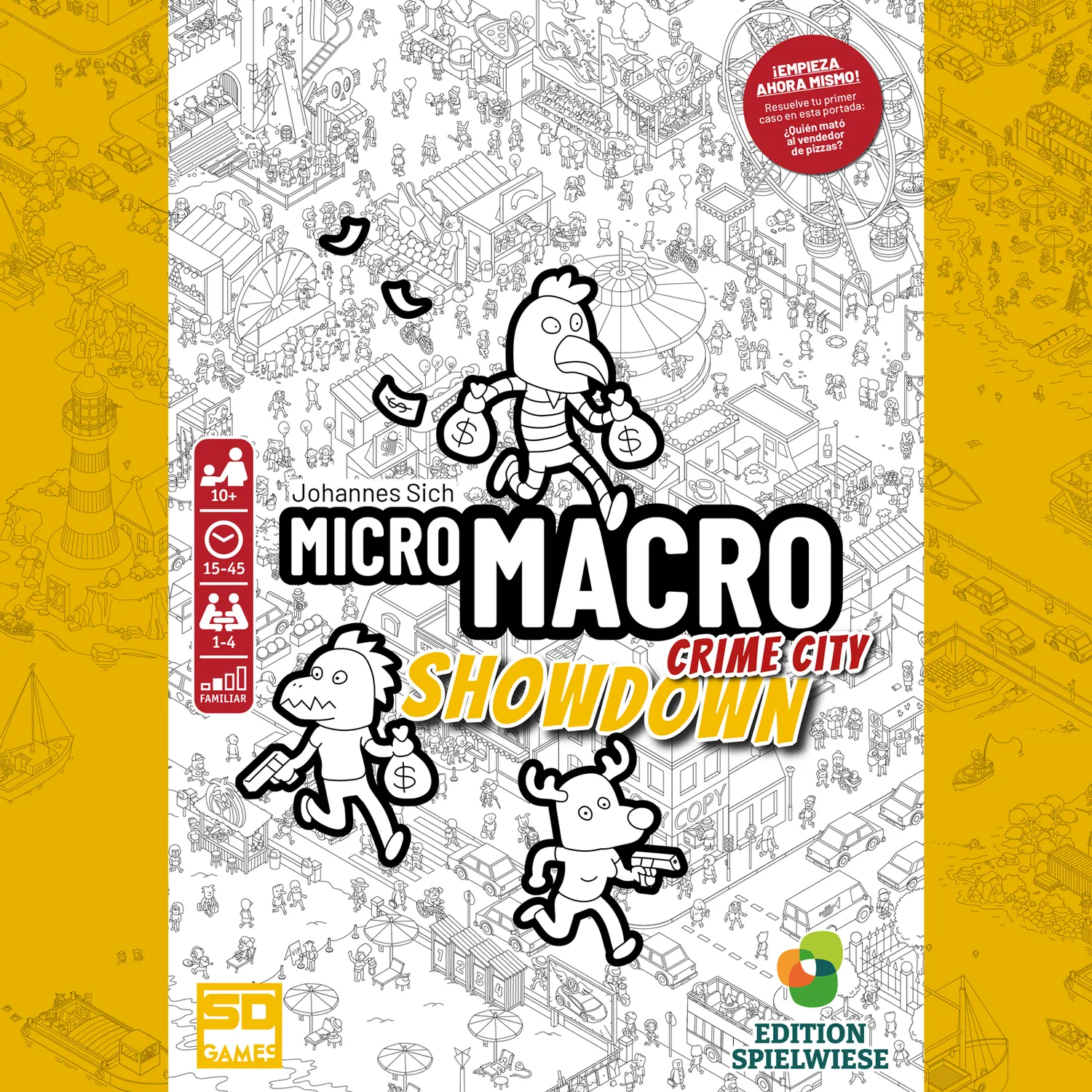 SD Games MicroMacro Showdown gioco investigativo 16 casi
