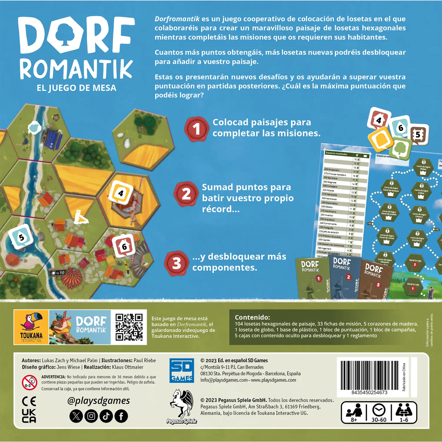 SD Games Dorfromantik gioco da tavolo cooperativo