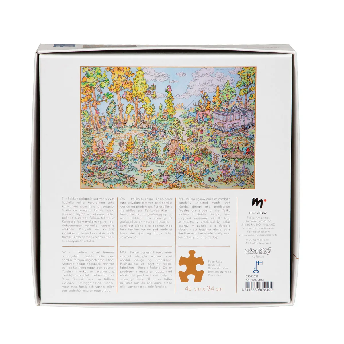 Peliko Oskar Eklöf Syksy puzzle 500 pezzi autunno