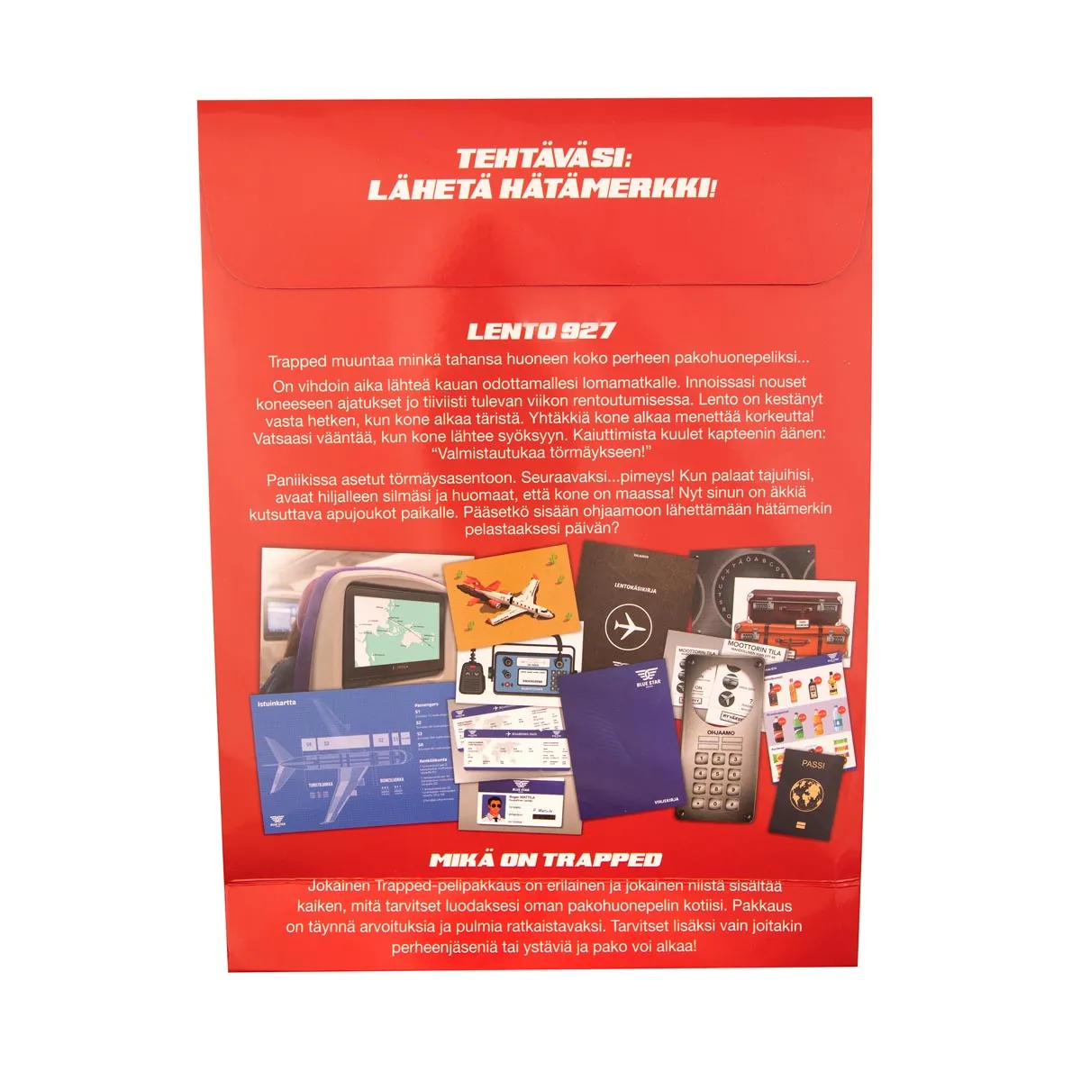 Peliko Trapped Lento 927 escape game aereo difficile