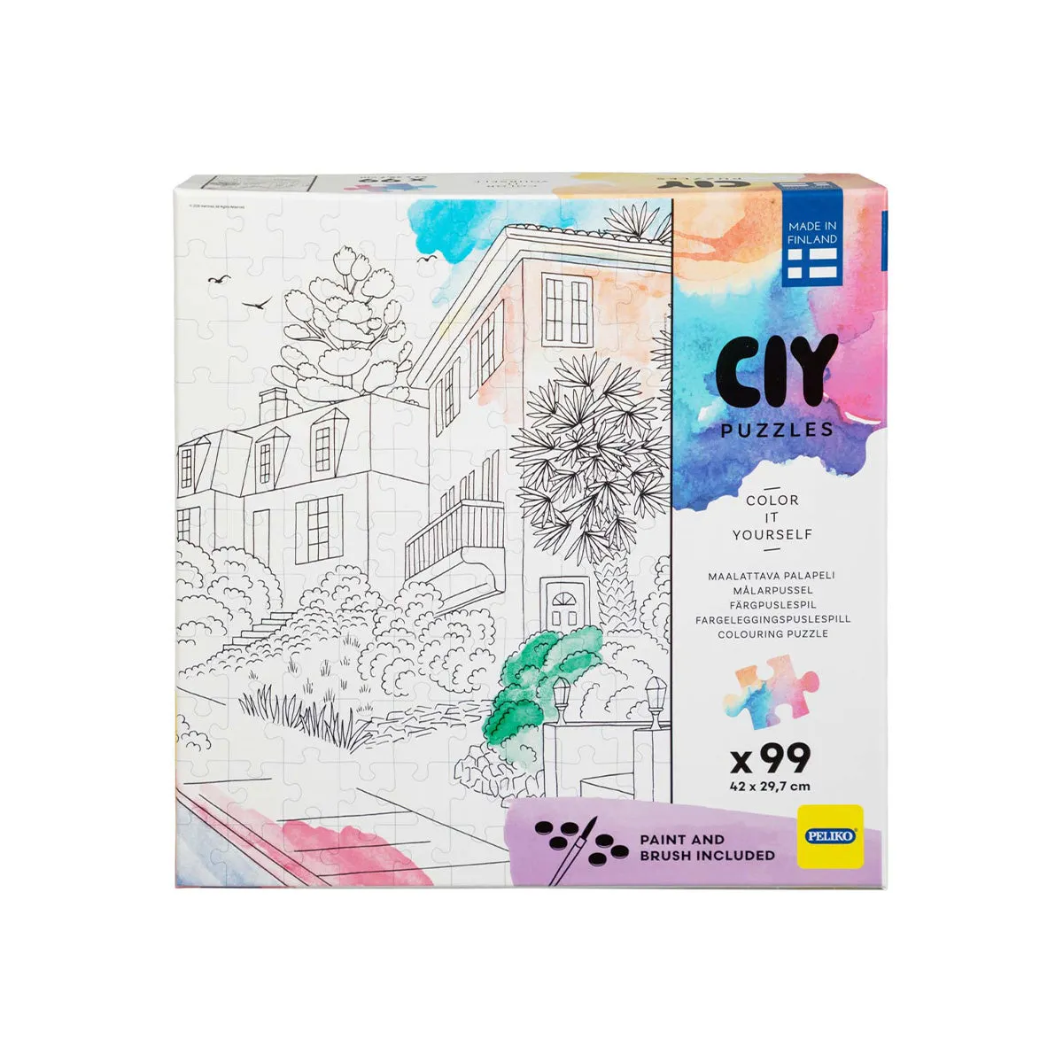 Peliko CIY Katukuva puzzle 99 pezzi con acquerelli