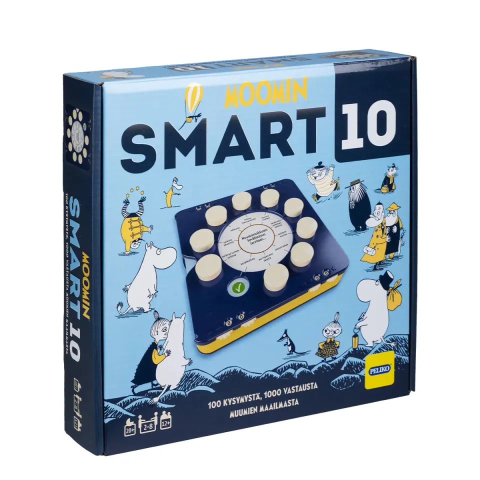 Peliko Smart10 Muumi gioco quiz Mumin 80 anni