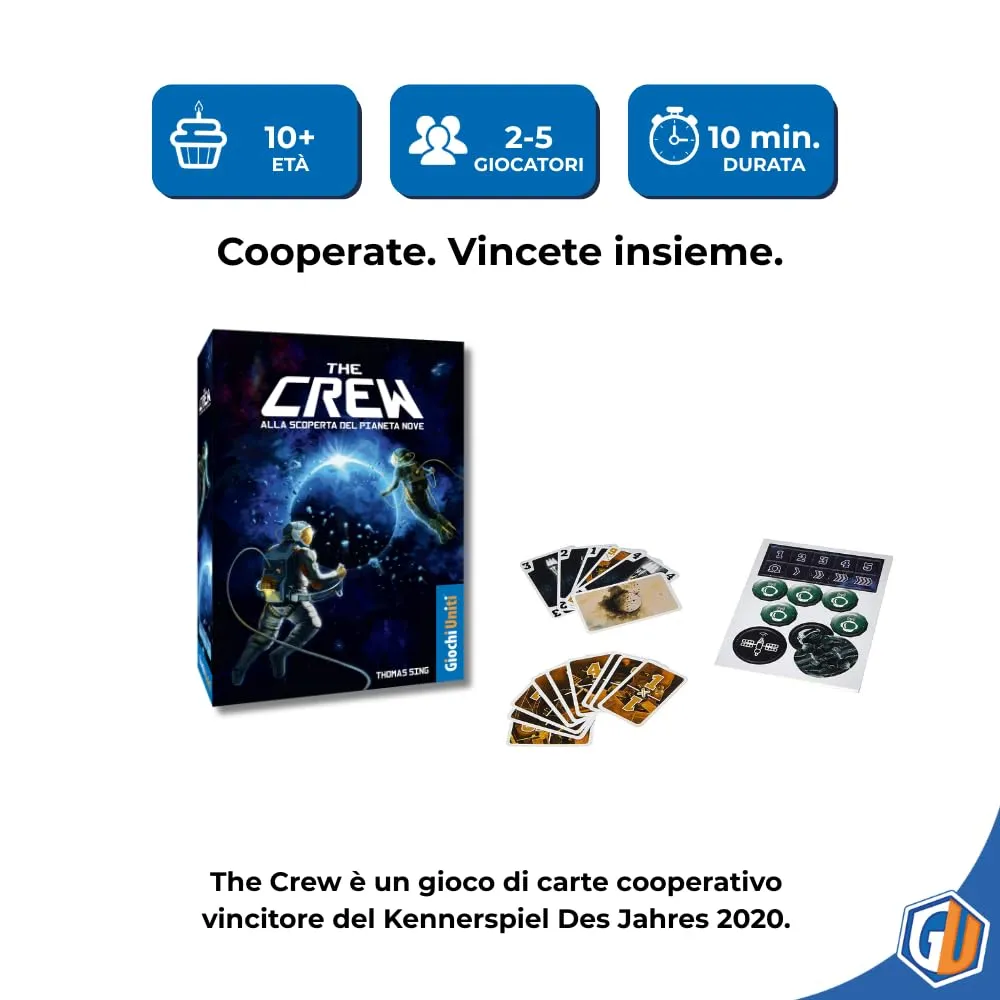 Giochi Uniti The Crew gioco di carte cooperativo 2-5