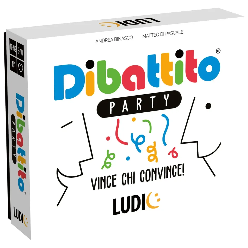 Ludic Dibattito IT59742 party game 3-10 giocatori debate