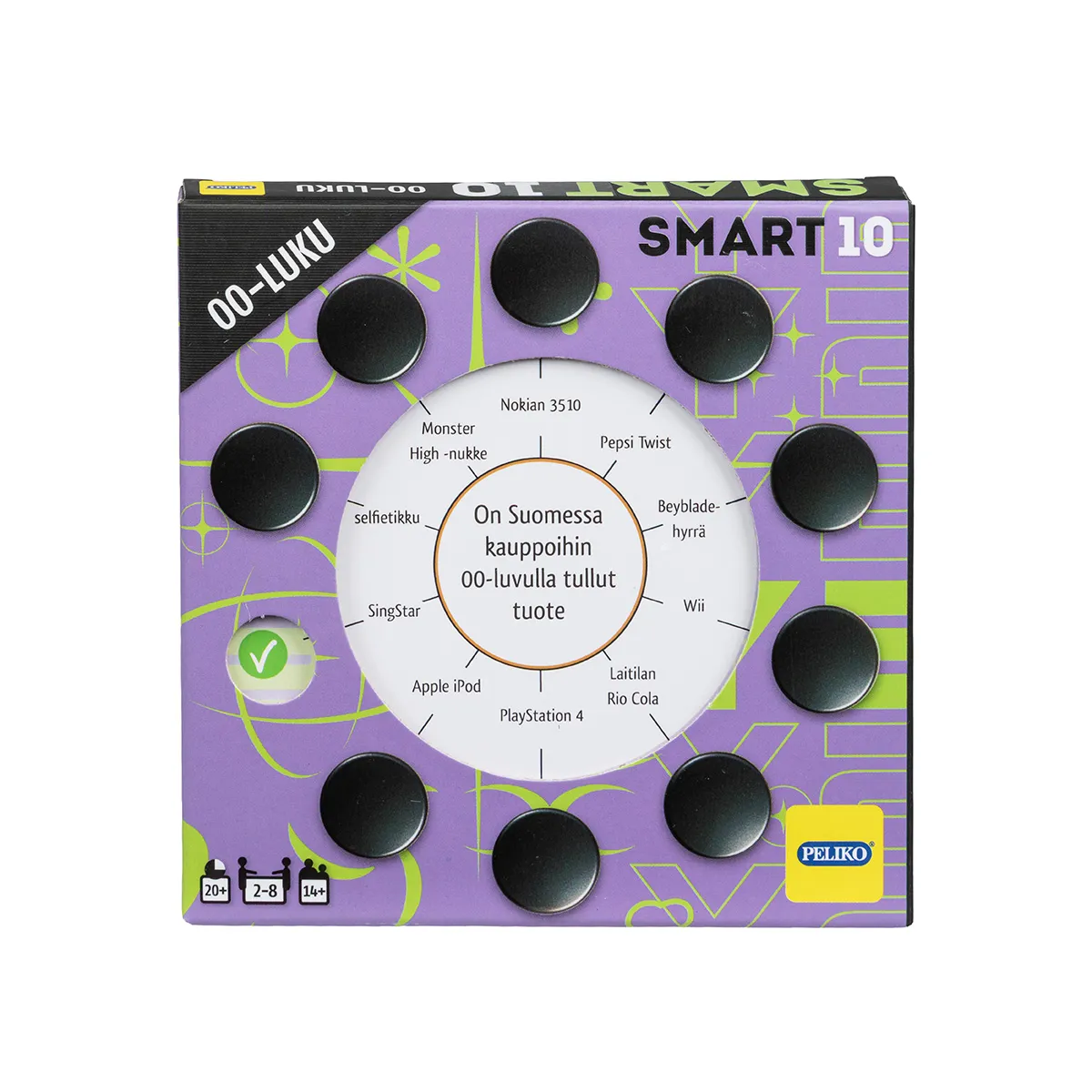 Peliko SMART10 Anni 2000 espansione 100 carte quiz