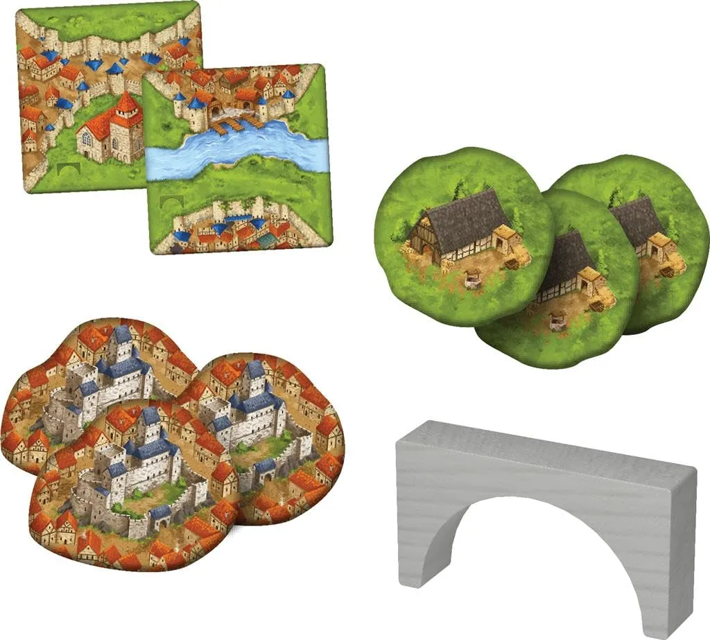Giochi Uniti Carcassonne Revival Castelli e Ponti 8 espansione italiana