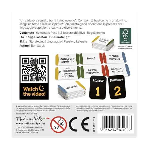 Ludic RaccontAbile IT61022 party game storytelling 2-6 giocatori