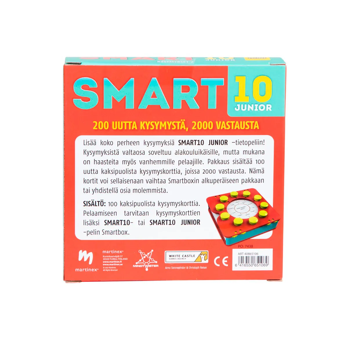 Peliko SMART10 JR espansione quiz 100 carte junior