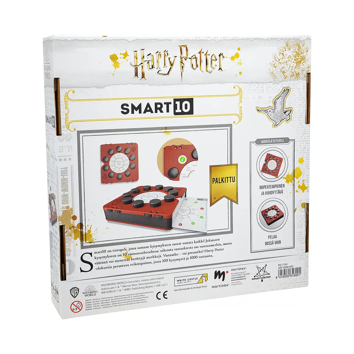Peliko Smart10 Harry Potter gioco quiz finlandese