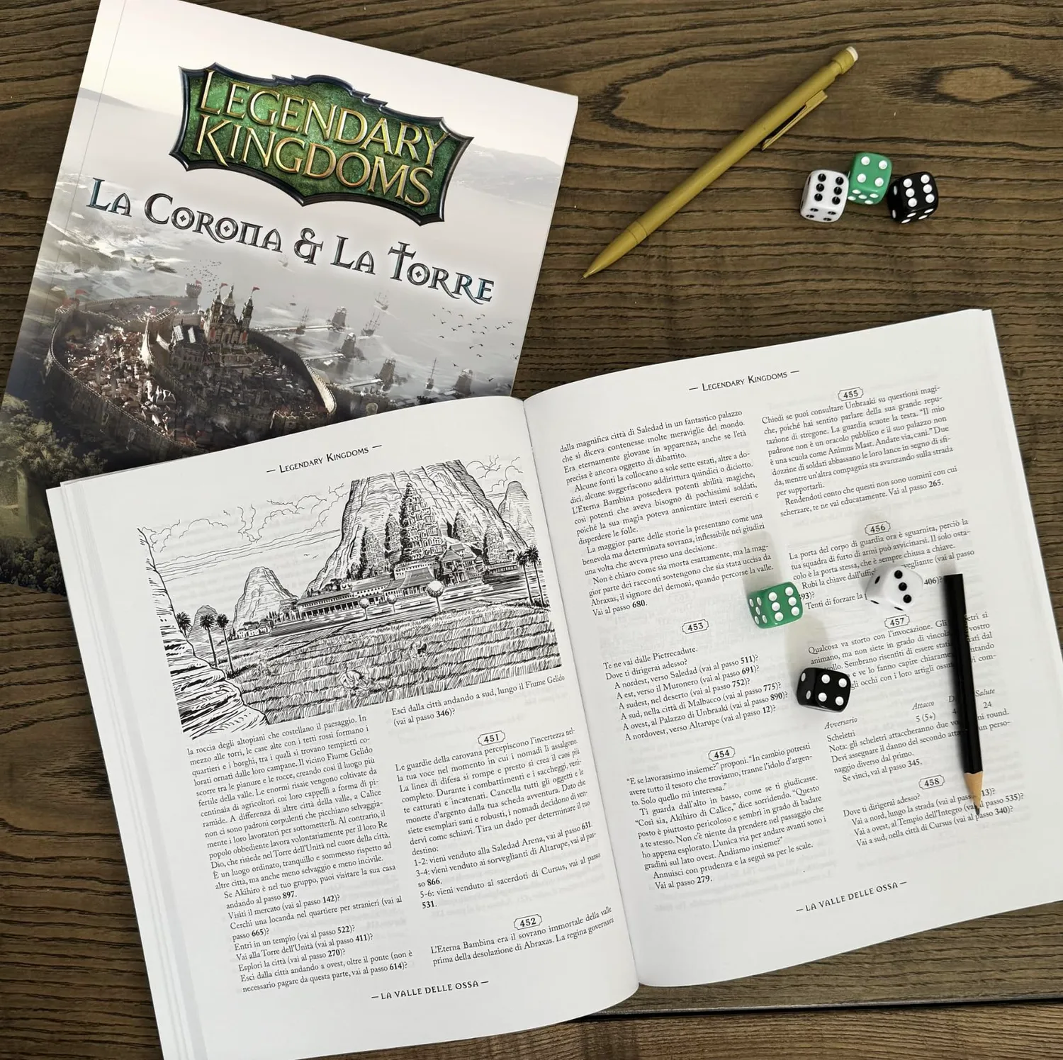 Giochi Uniti Legendary Kingdoms La Corona e La Torre librogame italiano