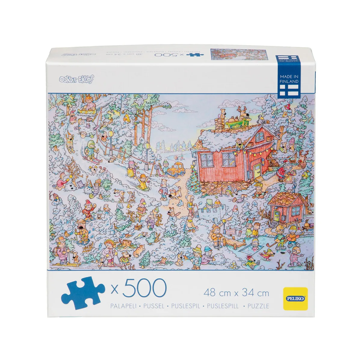 Peliko Oskar Eklöf Talvi puzzle 500 pezzi inverno