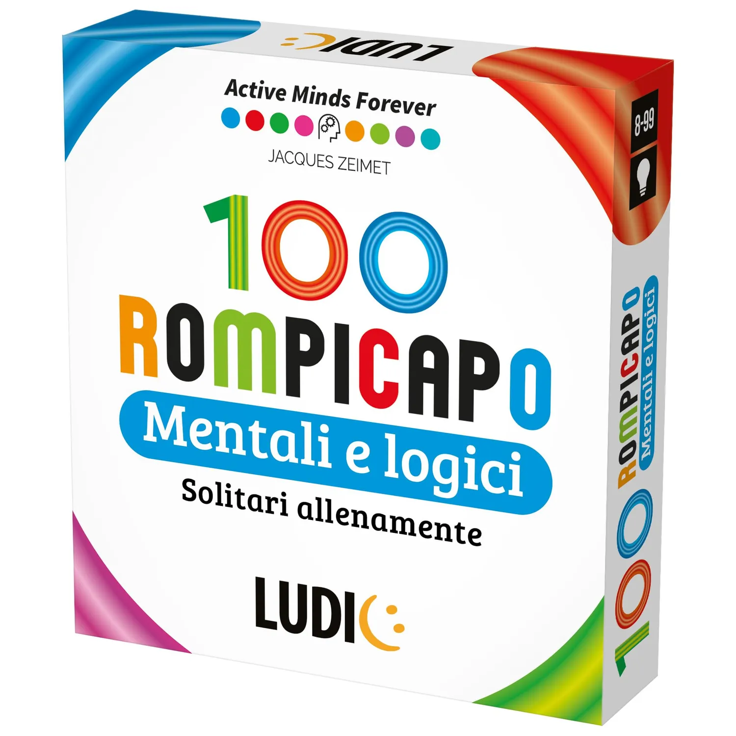 Ludic 100 Rompicapo Visivo-Spaziali solitario 8+ anni
