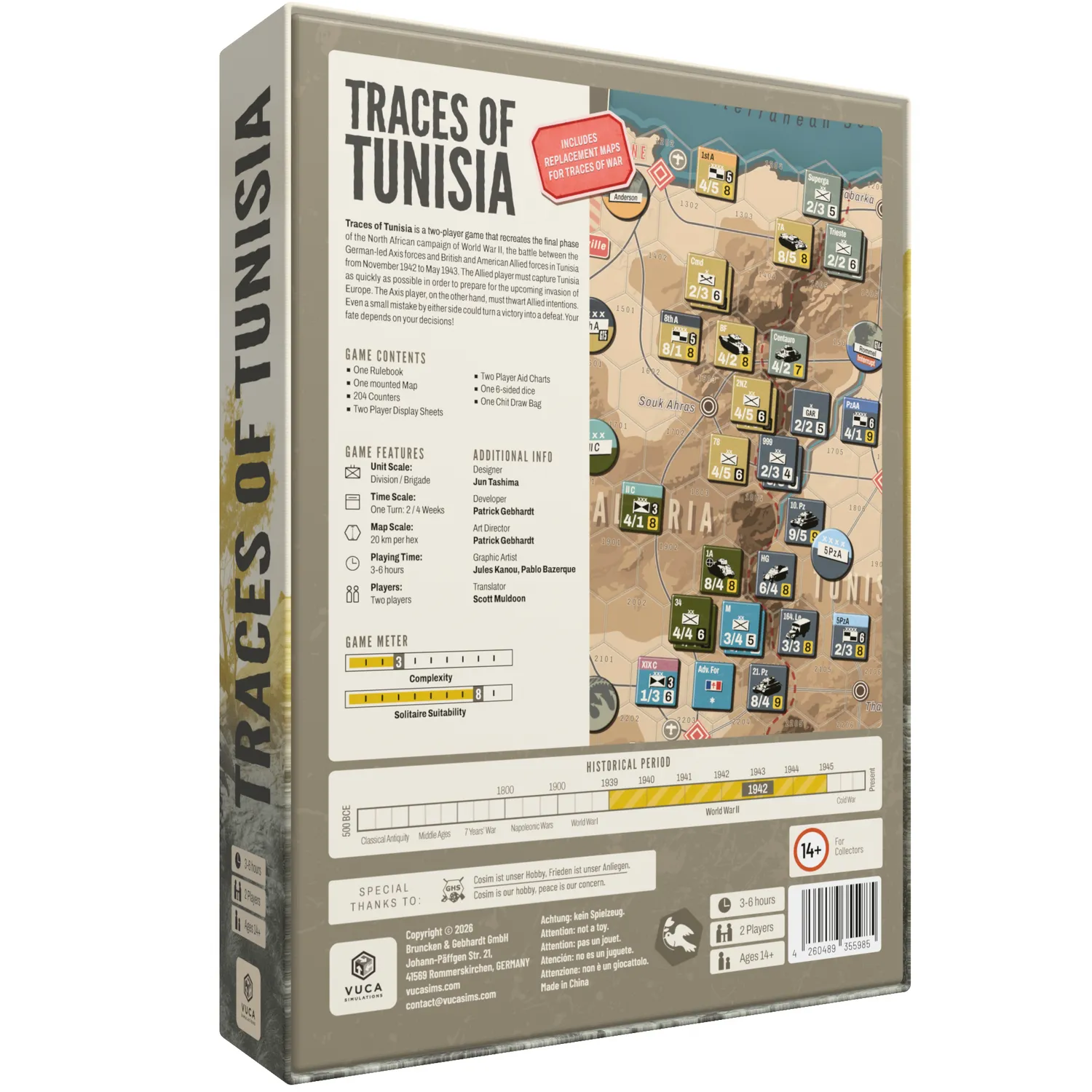 VUCA Simulations Traces of Tunisia wargame operazionale preorder