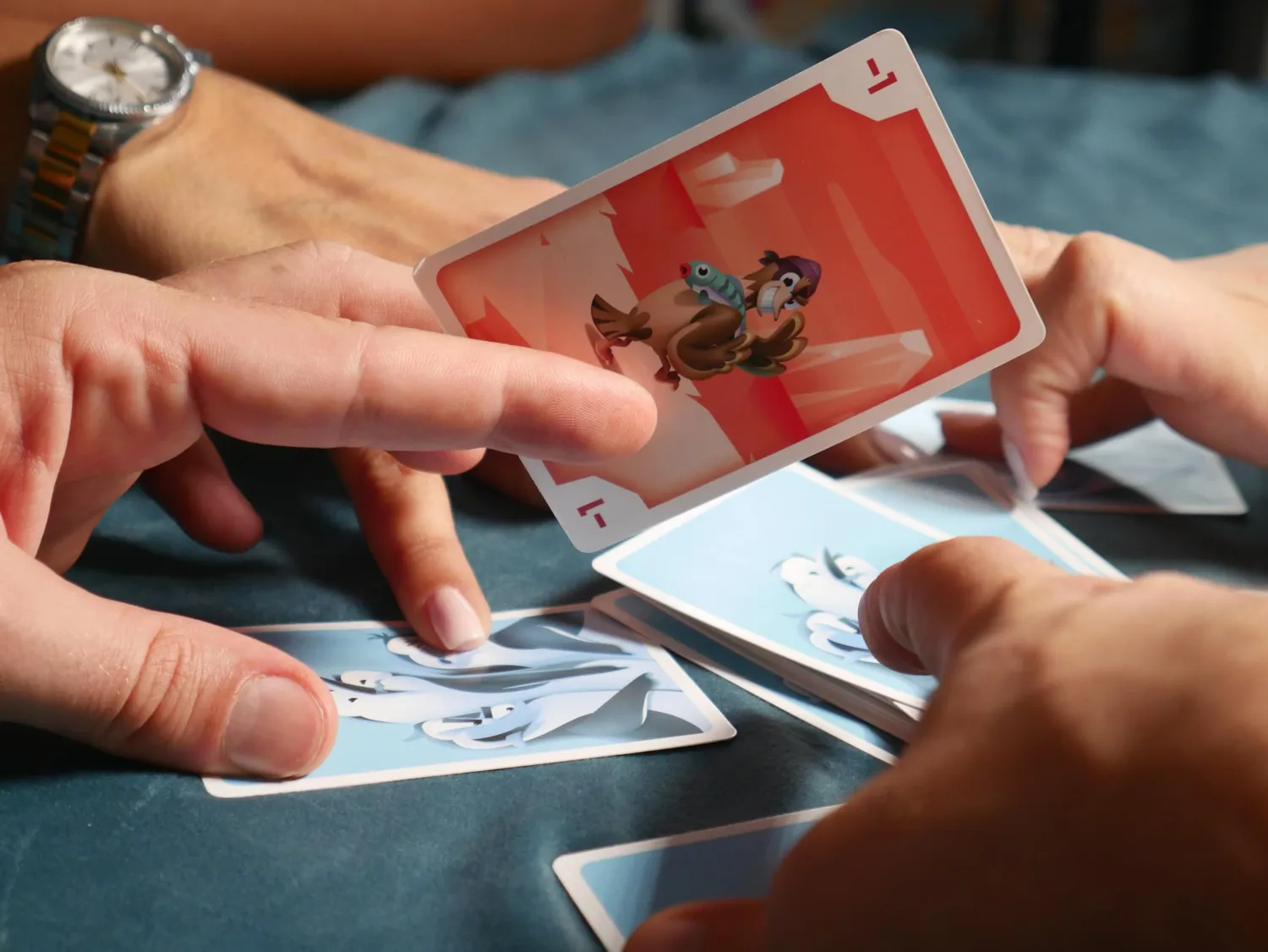 Giochi Uniti Last Penguin gioco di carte 3-6 giocatori party