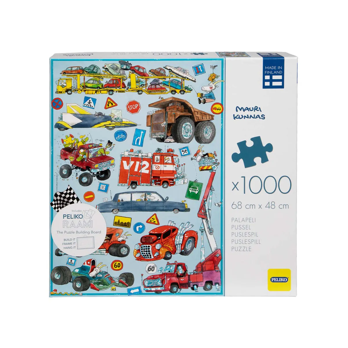 Peliko Mauri Kunnas puzzle 1000 pezzi auto
