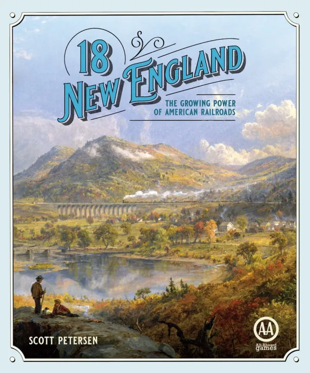 All-Aboard Games 18NewEngland gioco da tavolo ferrovie New England