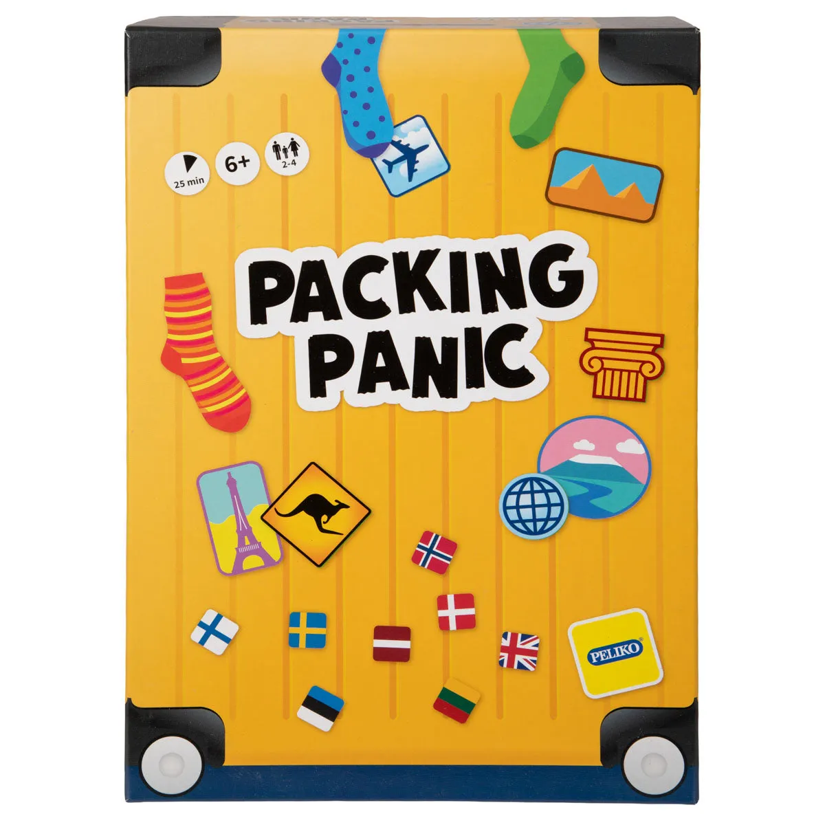 Peliko Packing Panic gioco da tavolo valigia da viaggio