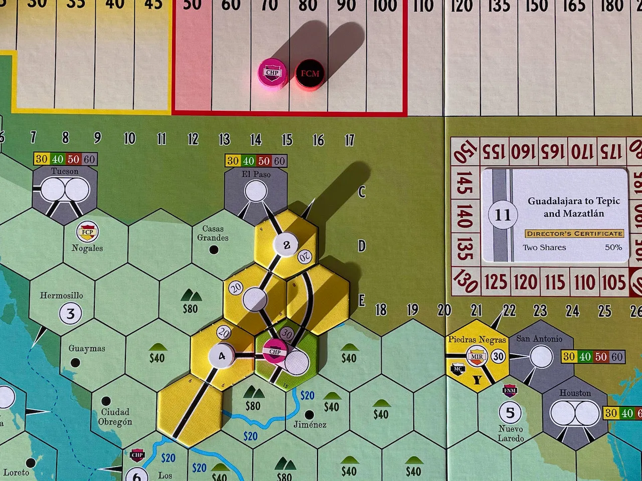 All-Aboard Games 1822MX gioco da tavolo Messico