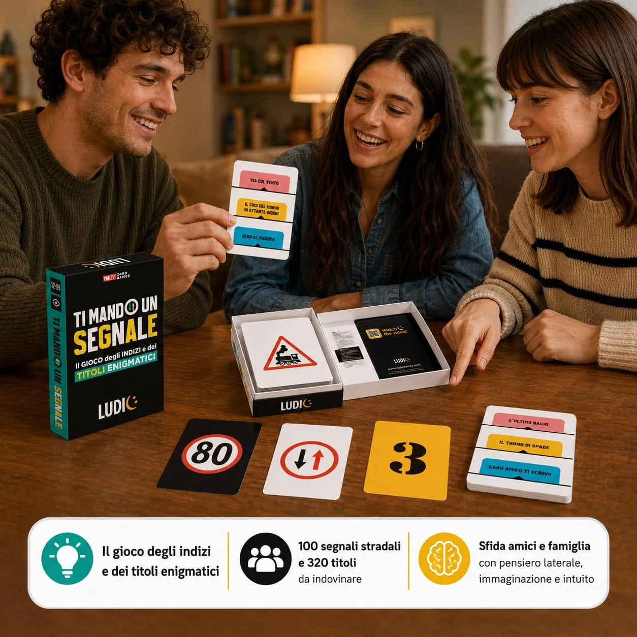 Ludic Ti Mando un Segnale carte party 12-99 anni segnali