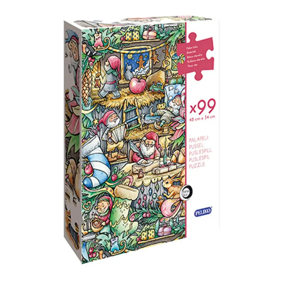 Peliko Nina Kuu Tontut puzzle 99 pezzi Natale