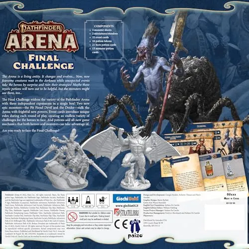 Giochi Uniti Pathfinder Arena La Sfida Finale espansione miniature