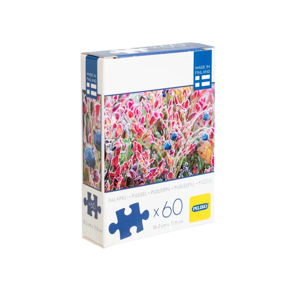 Peliko Minipalapeli 60 pezzi Mustikat mini puzzle mirtilli