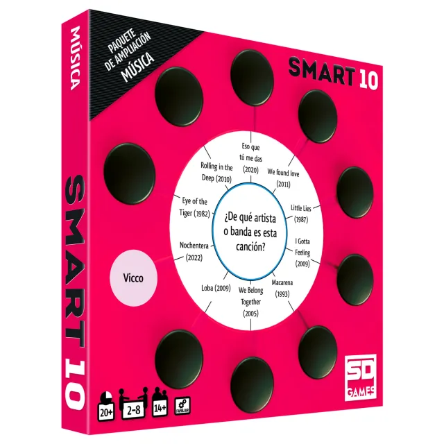 SD Games Smart 10 Musica espansione quiz 50 carte