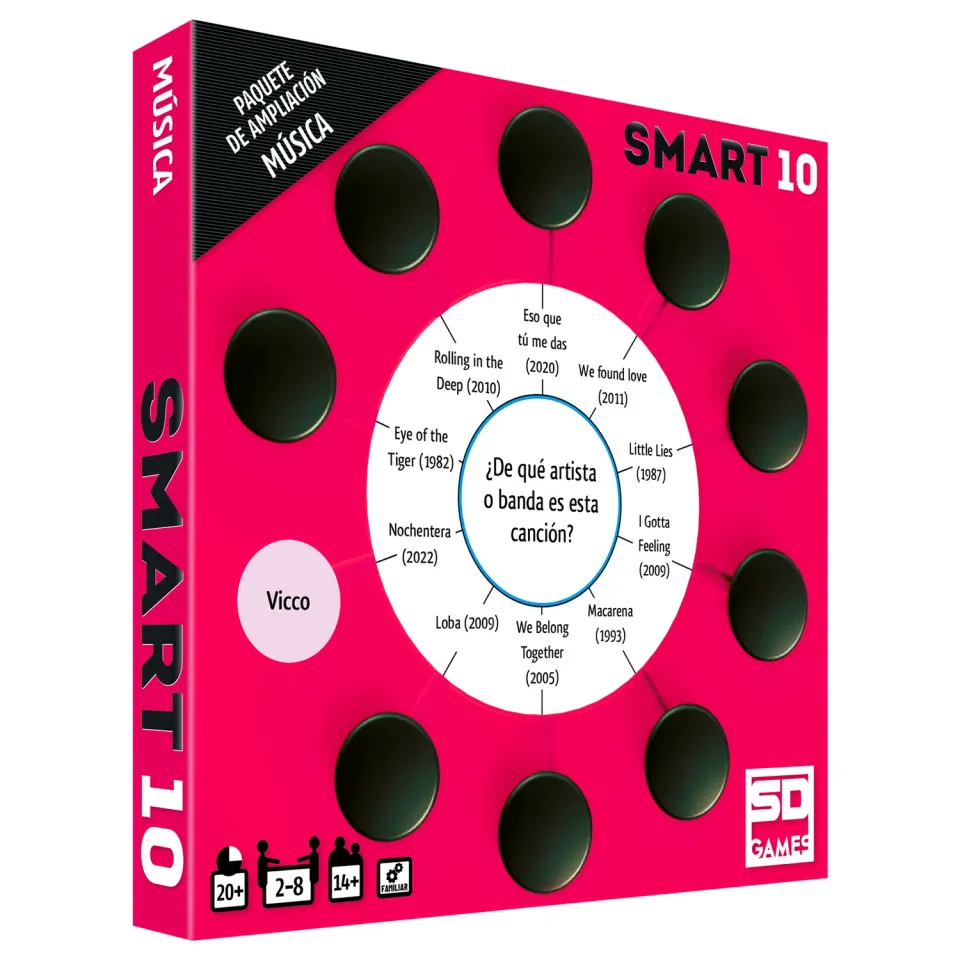 SD Games Smart 10 Musica espansione quiz 50 carte