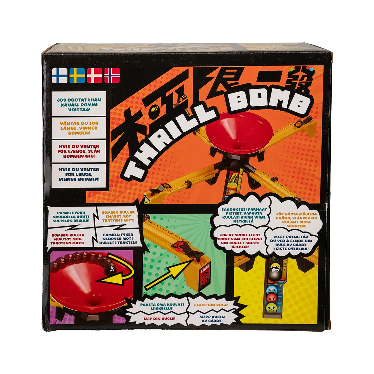 Peliko Thrill Bomb gioco con palline famiglia 10 punti