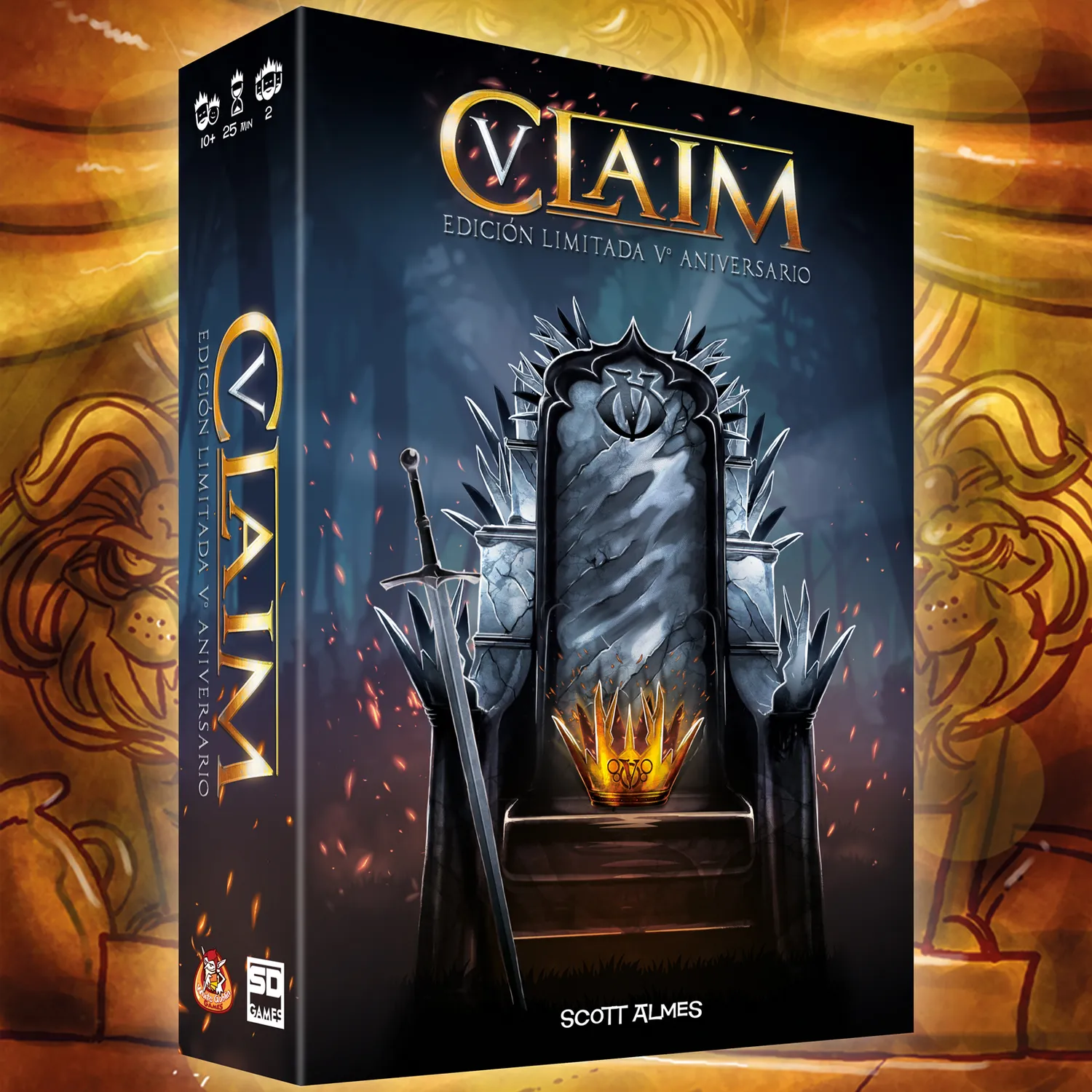 SD Games Claim V Anniversario gioco carte edizione limitata