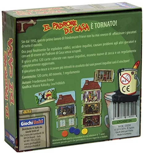 Giochi Uniti Il Padrone di Casa gioco da tavolo 2-6 giocatori