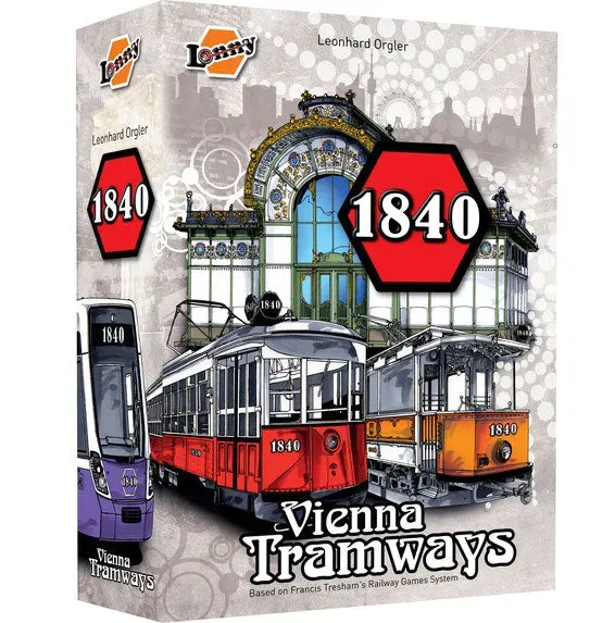 All-Aboard Games 1840 Vienna Tramways gioco da tavolo tram