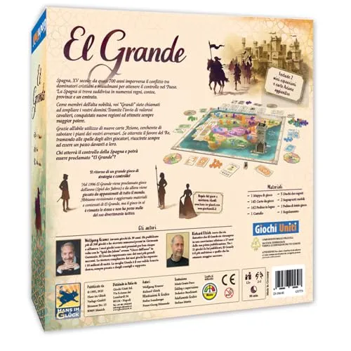 Giochi Uniti El Grande Nuova Edizione gioco da tavolo italiano