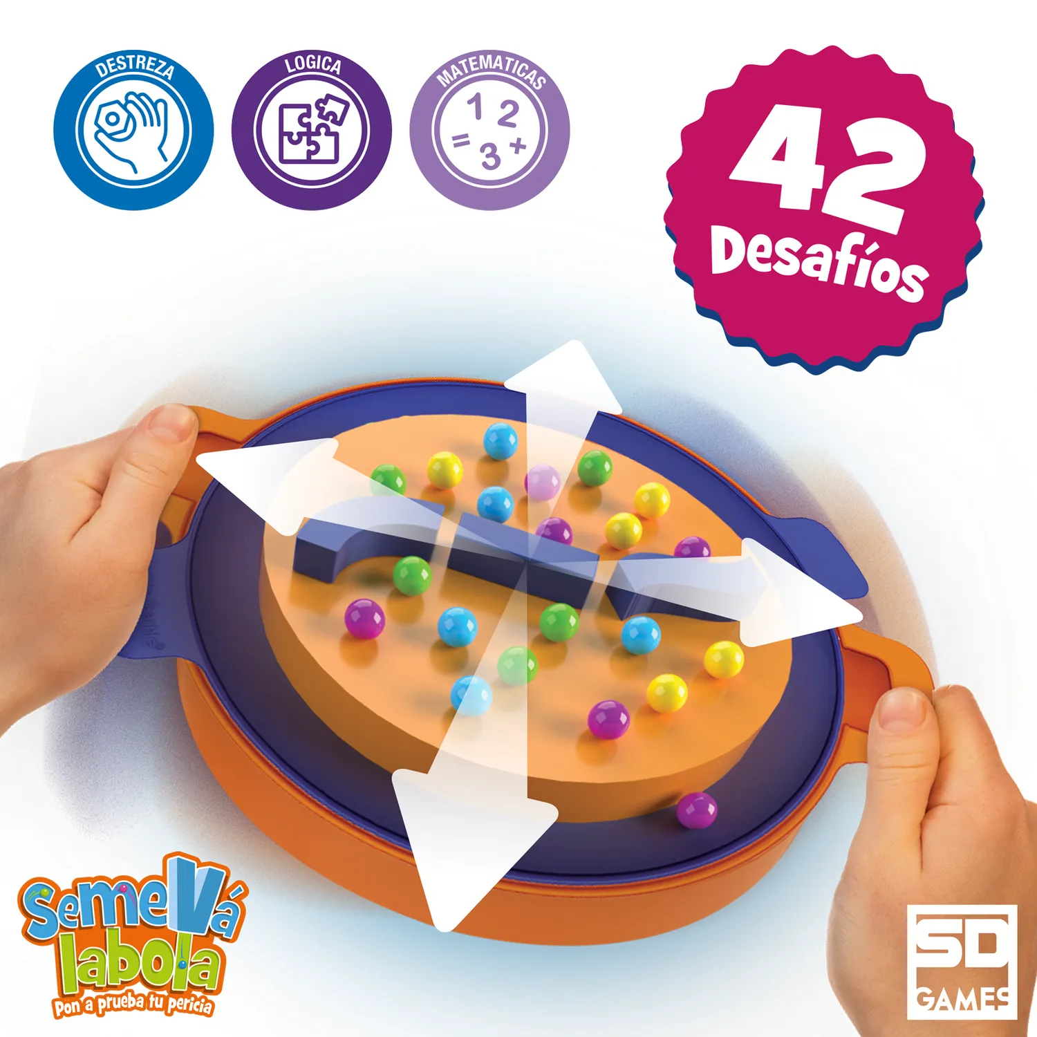 SD Games SemeVá Labola gioco da tavolo destrezza biglie