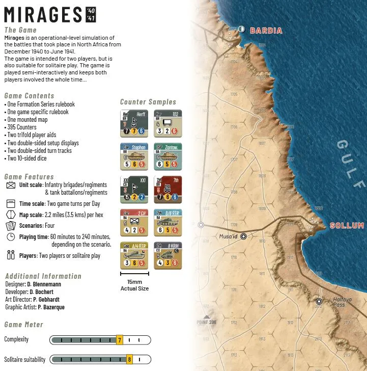 VUCA Formation Series 1 Mirages wargame Nord Africa