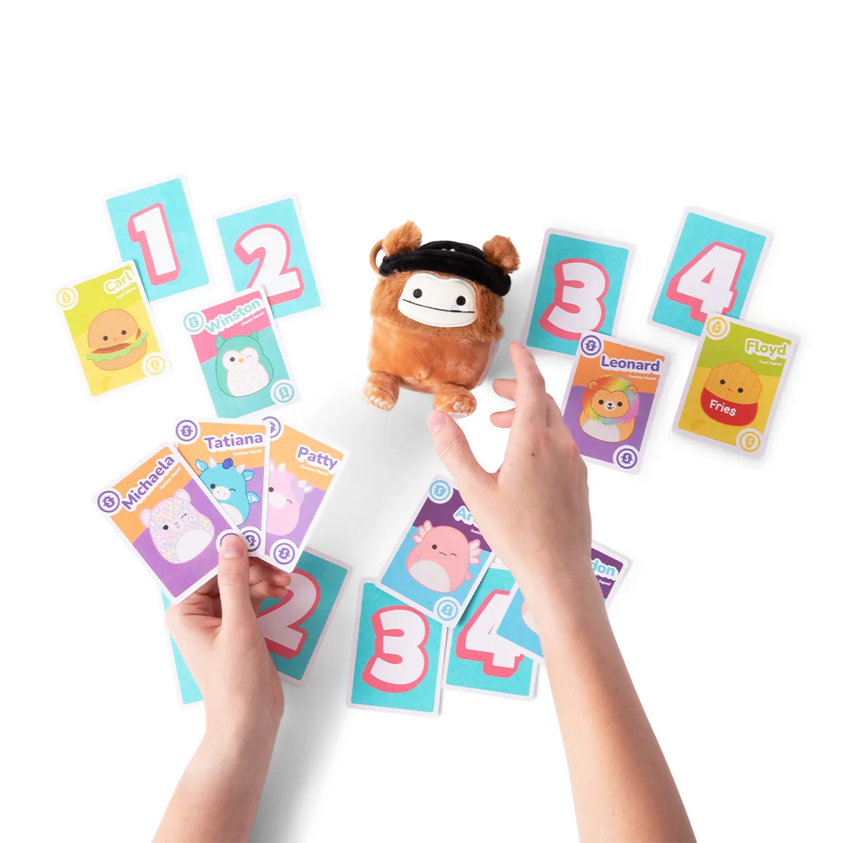 Peliko Squishmallows Take 4 gioco di carte veloce