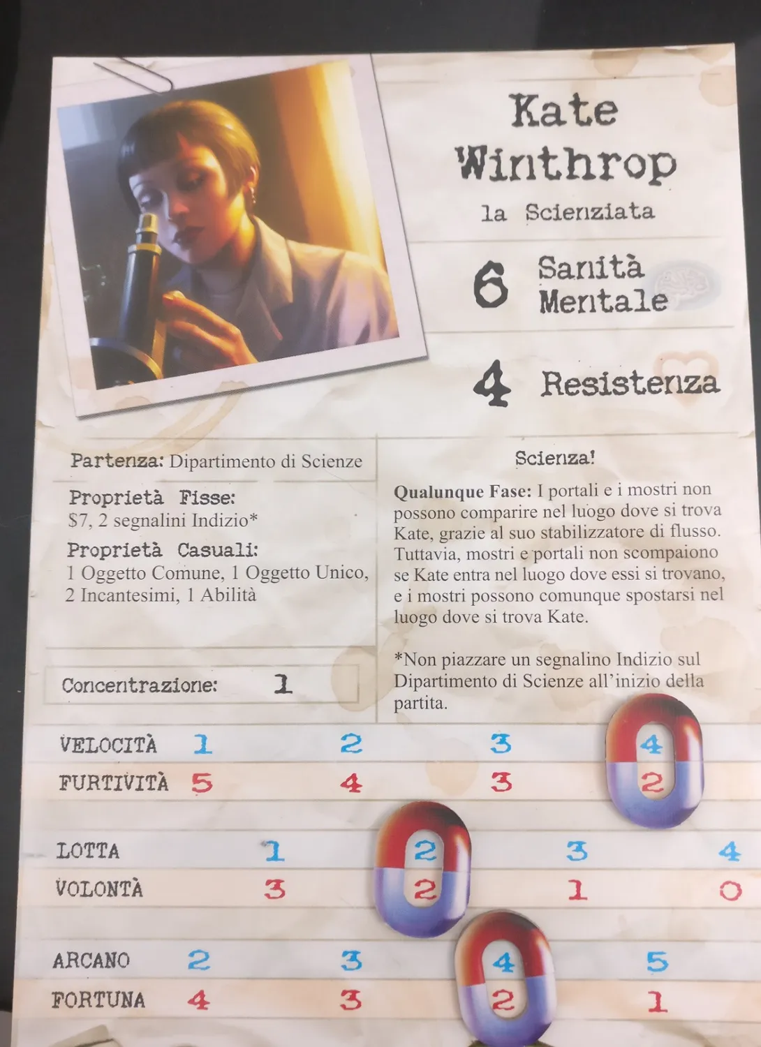 Giochi Uniti Arkham Horror gioco da tavolo horror 1-8