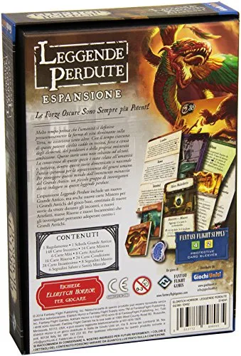 Giochi Uniti Eldritch Horror Leggende Perdute espansione 1-8 giocatori